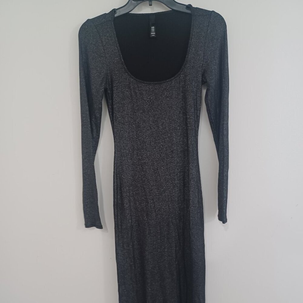 SKIMS Soft Lounge Long Sleeve Knee Length Slip Dress
